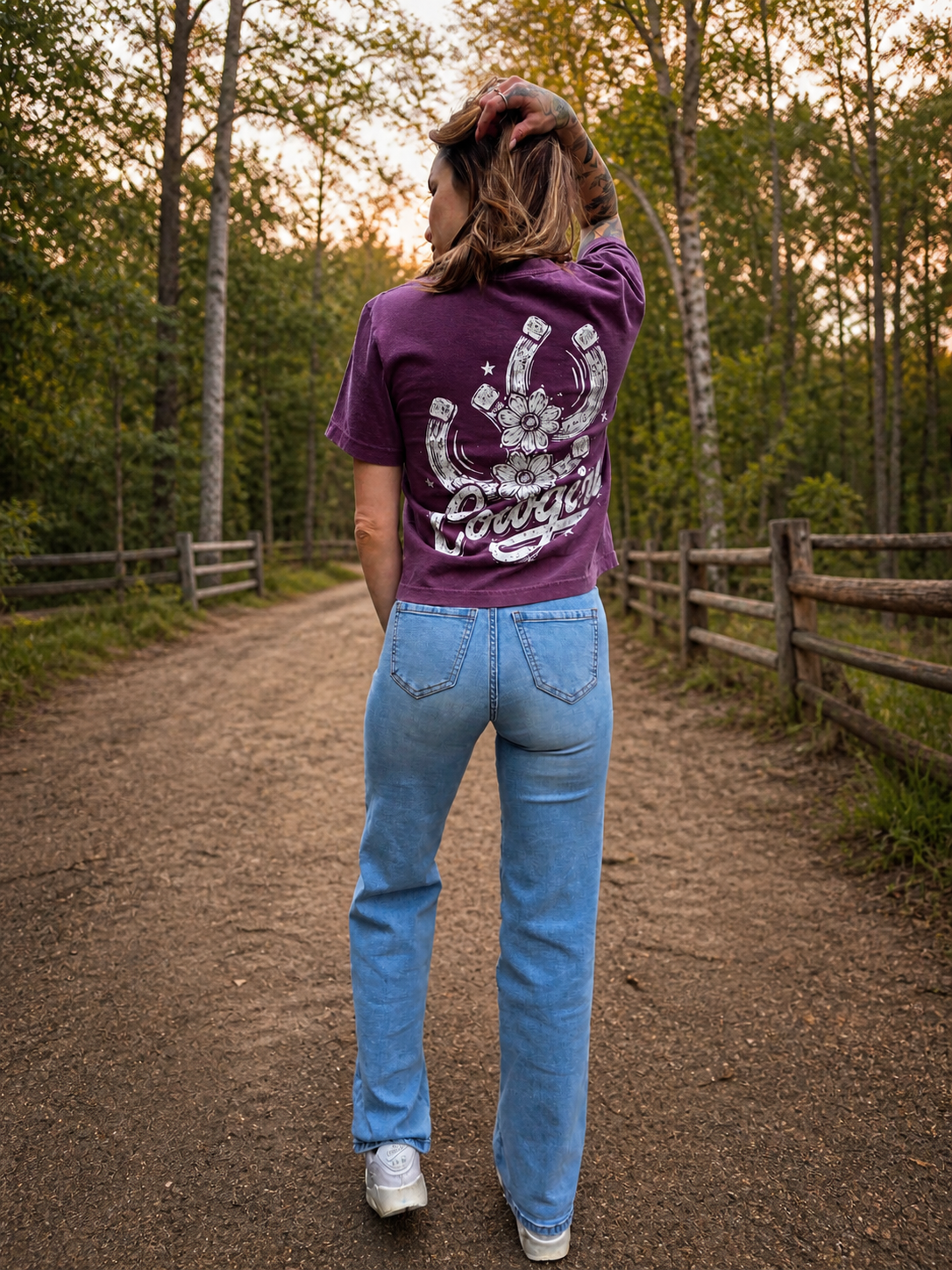 T-shirt oversize - COWGIRL