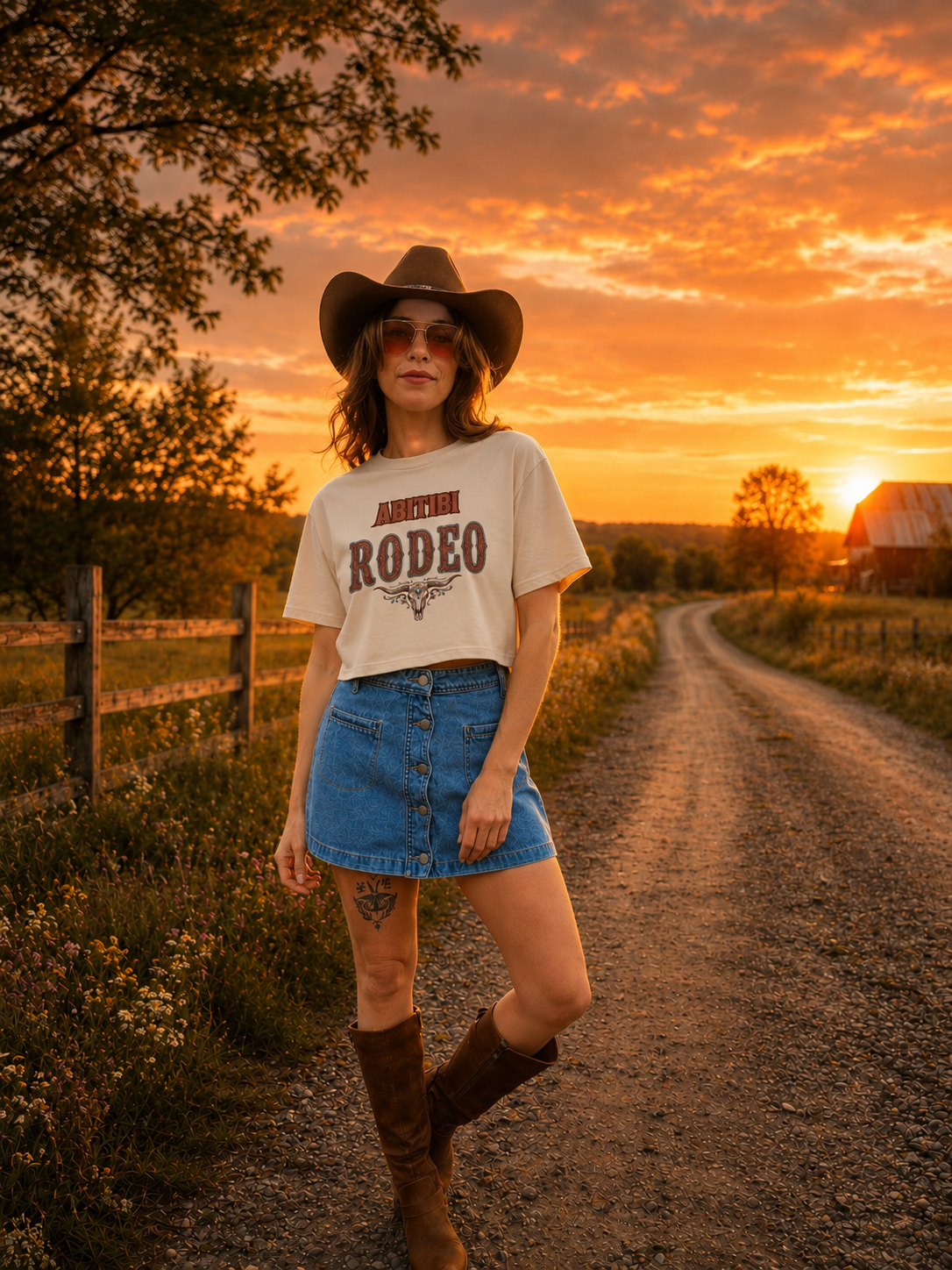 T shirt carré - ABITIBI RODEO
