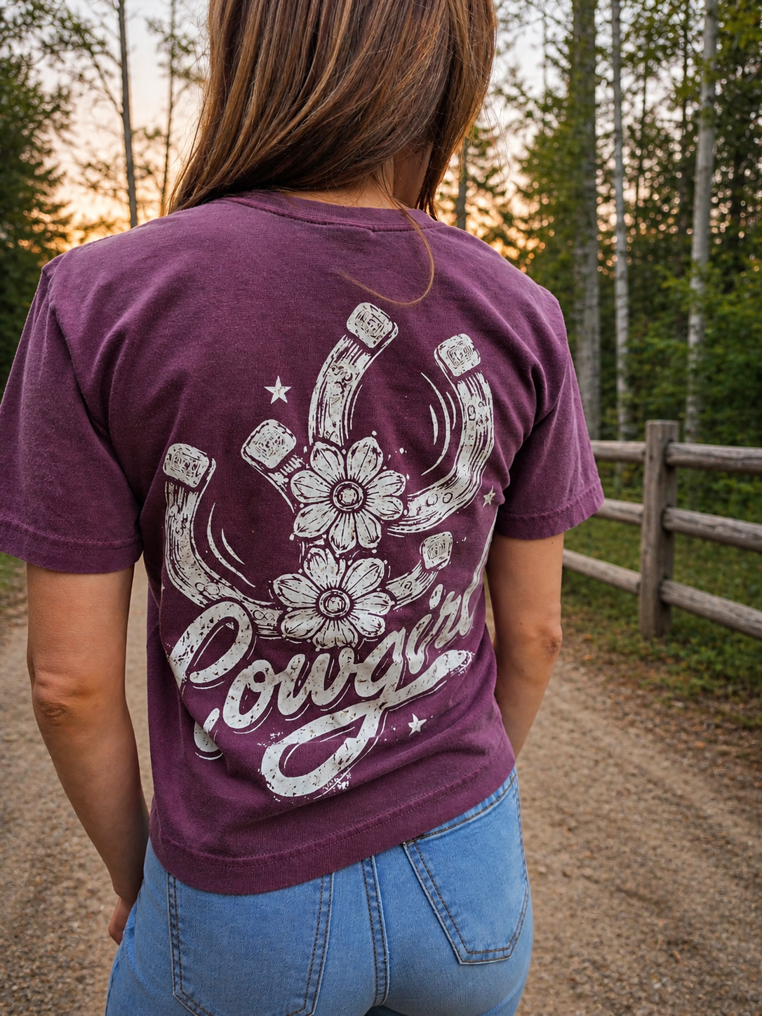 T-shirt oversize - COWGIRL
