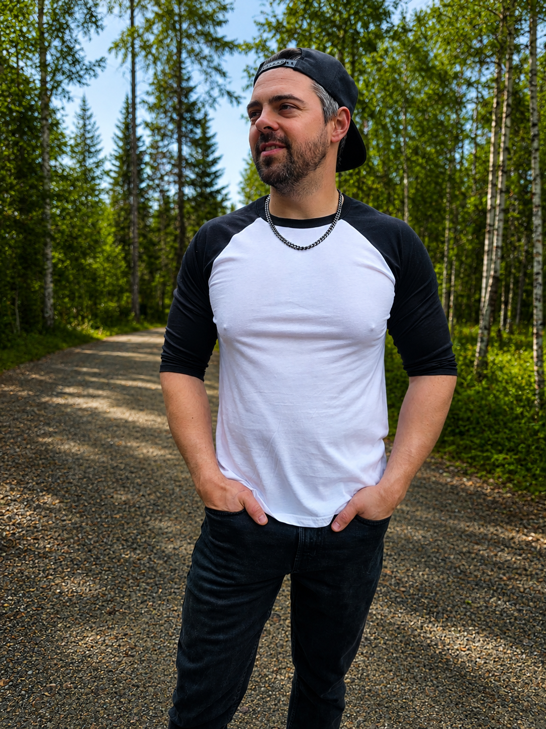 Chandail Raglan - GOLD MINER GO DOWN DEEPER