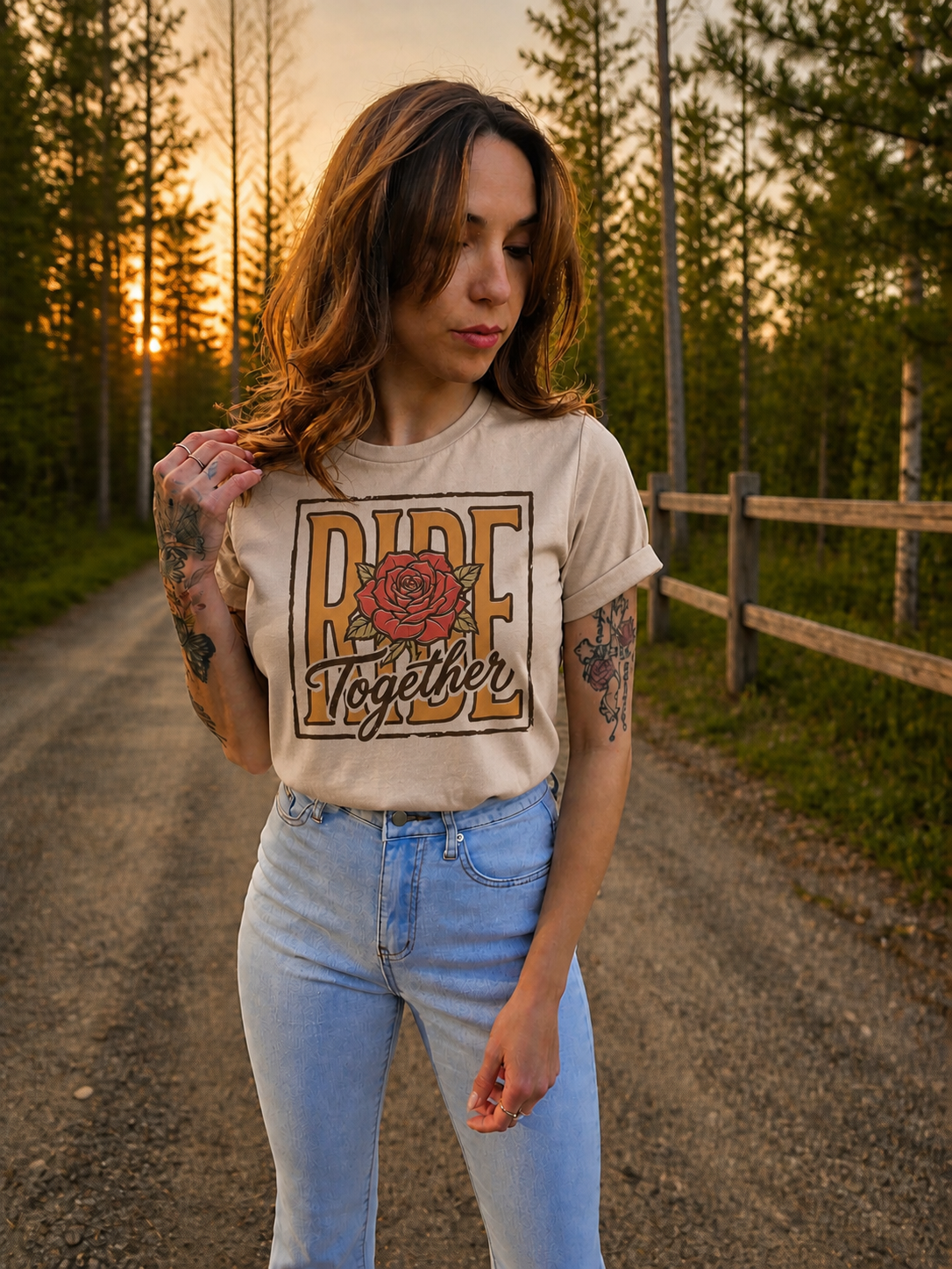 T shirt ample - RIDE TOGETHER
